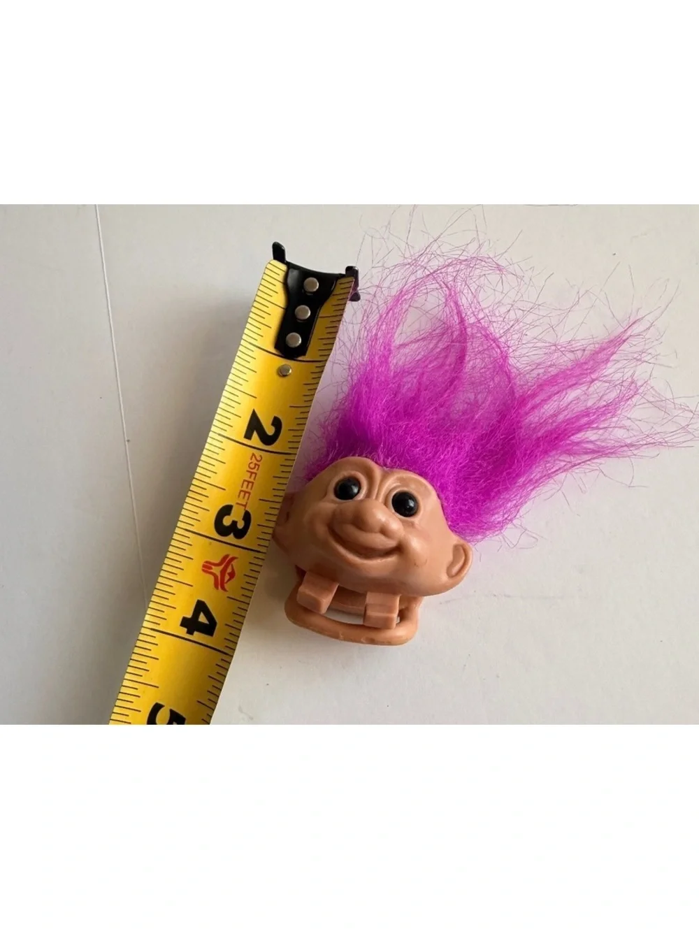 Vintage 90s DAM Troll Head Shoelace Clip